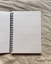 Daisy Flowers - Kraft Embroidered Notebook